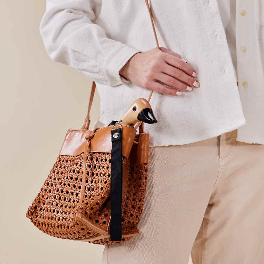 Classic Black Compact DuckUmbrella