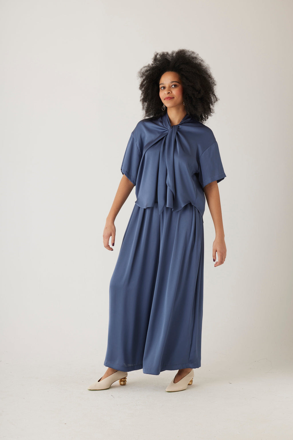 Betty Blouse in Japanese Charmeuse