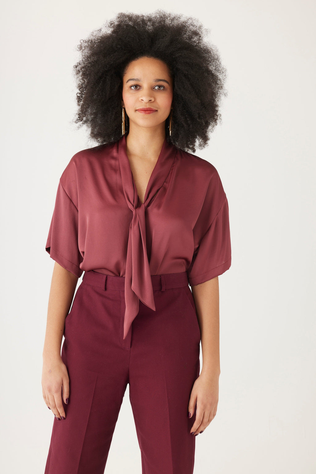 Betty Blouse in Japanese Charmeuse