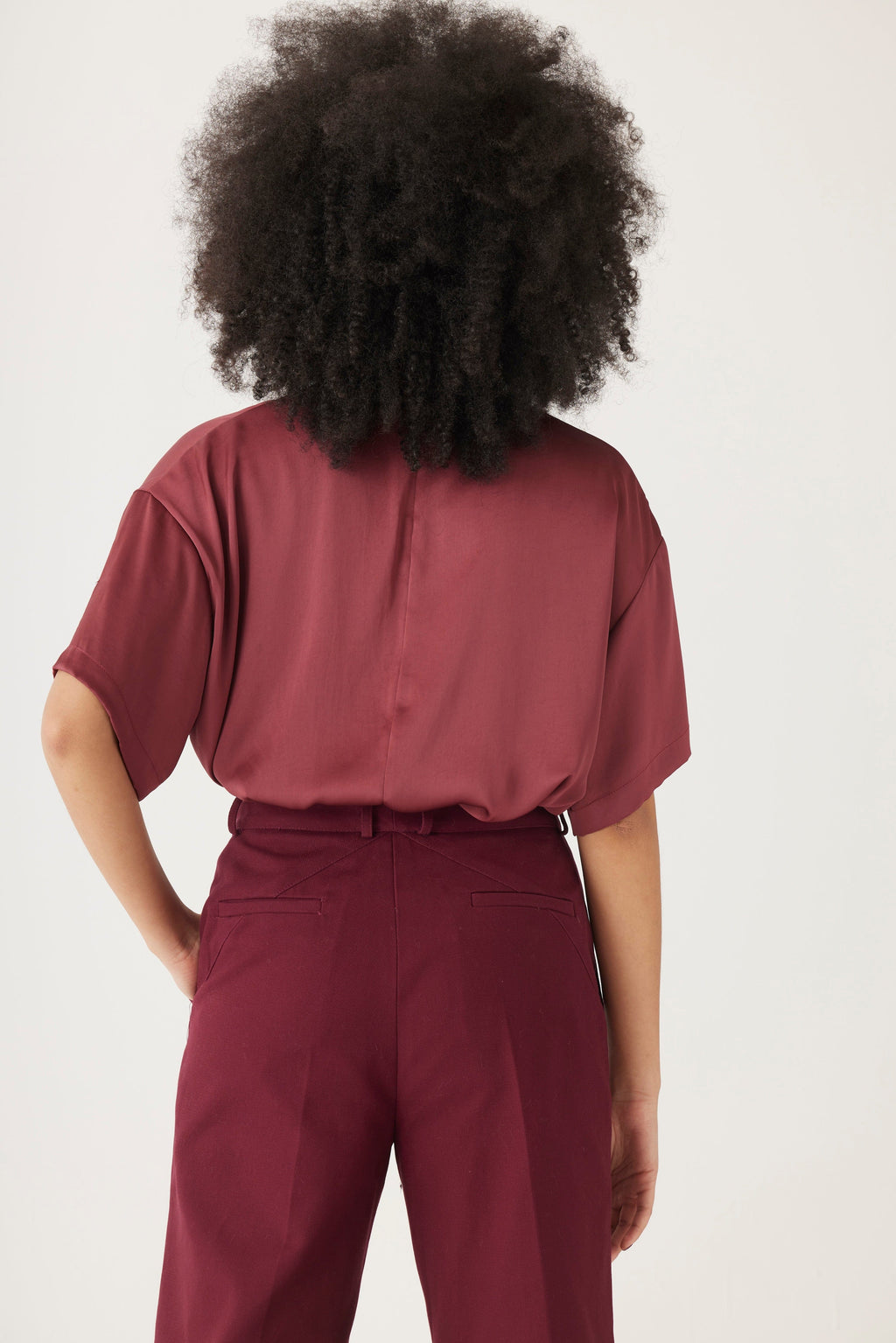 Betty Blouse in Japanese Charmeuse