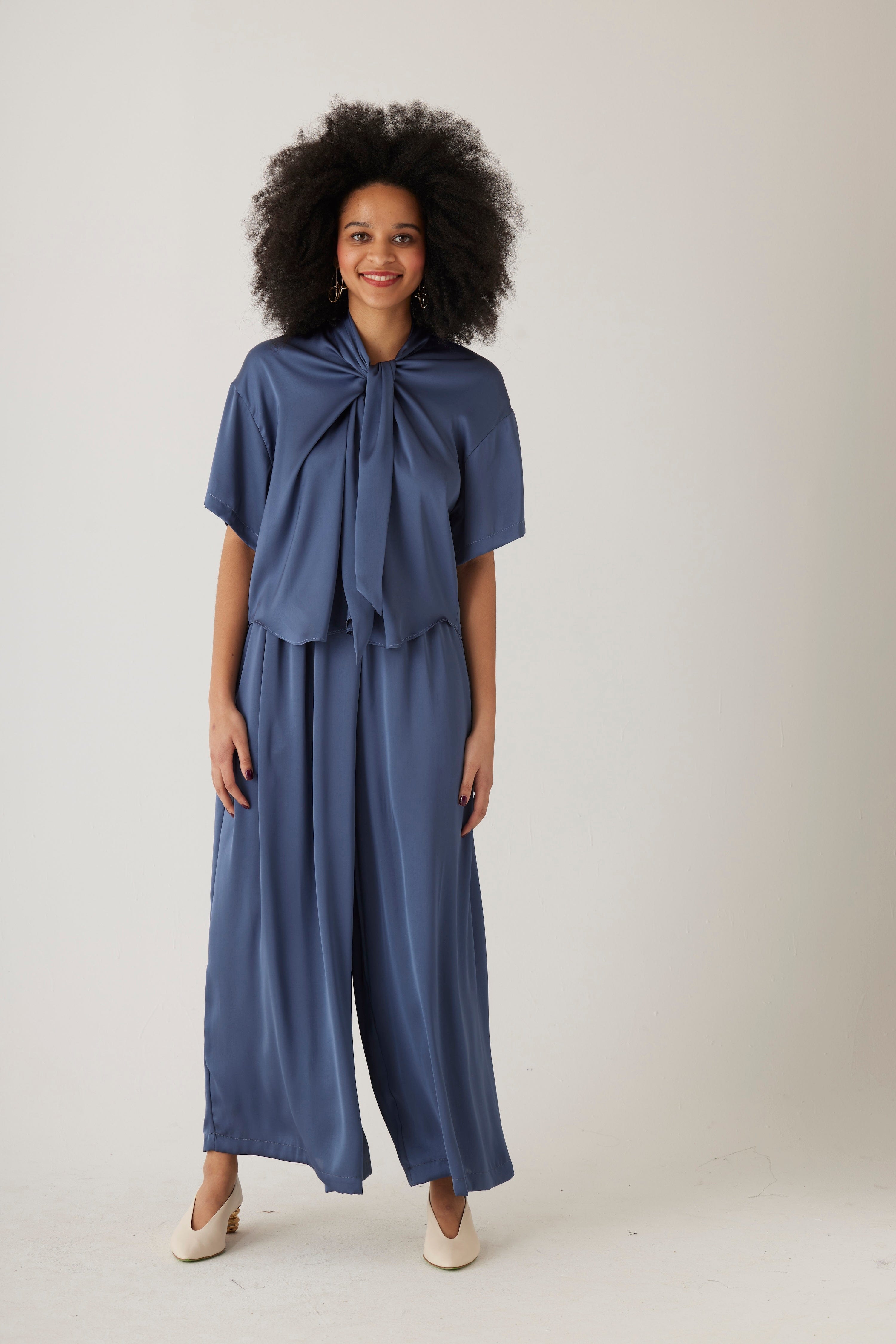 Betty Blouse in Japanese Charmeuse