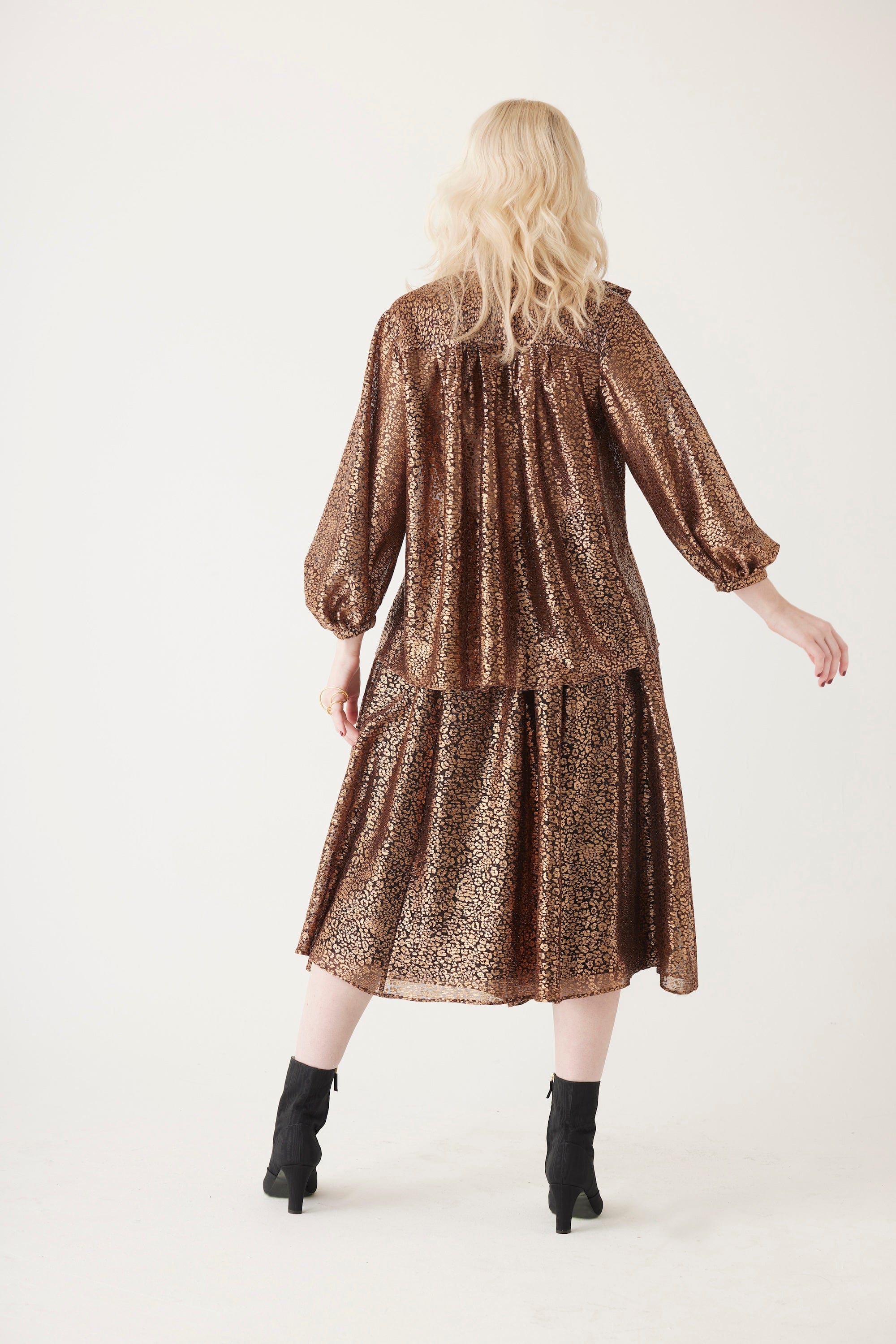 Trish Blouse in Metallic