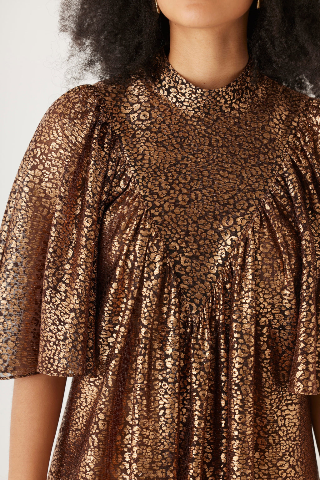 Maya Dress in Metallic