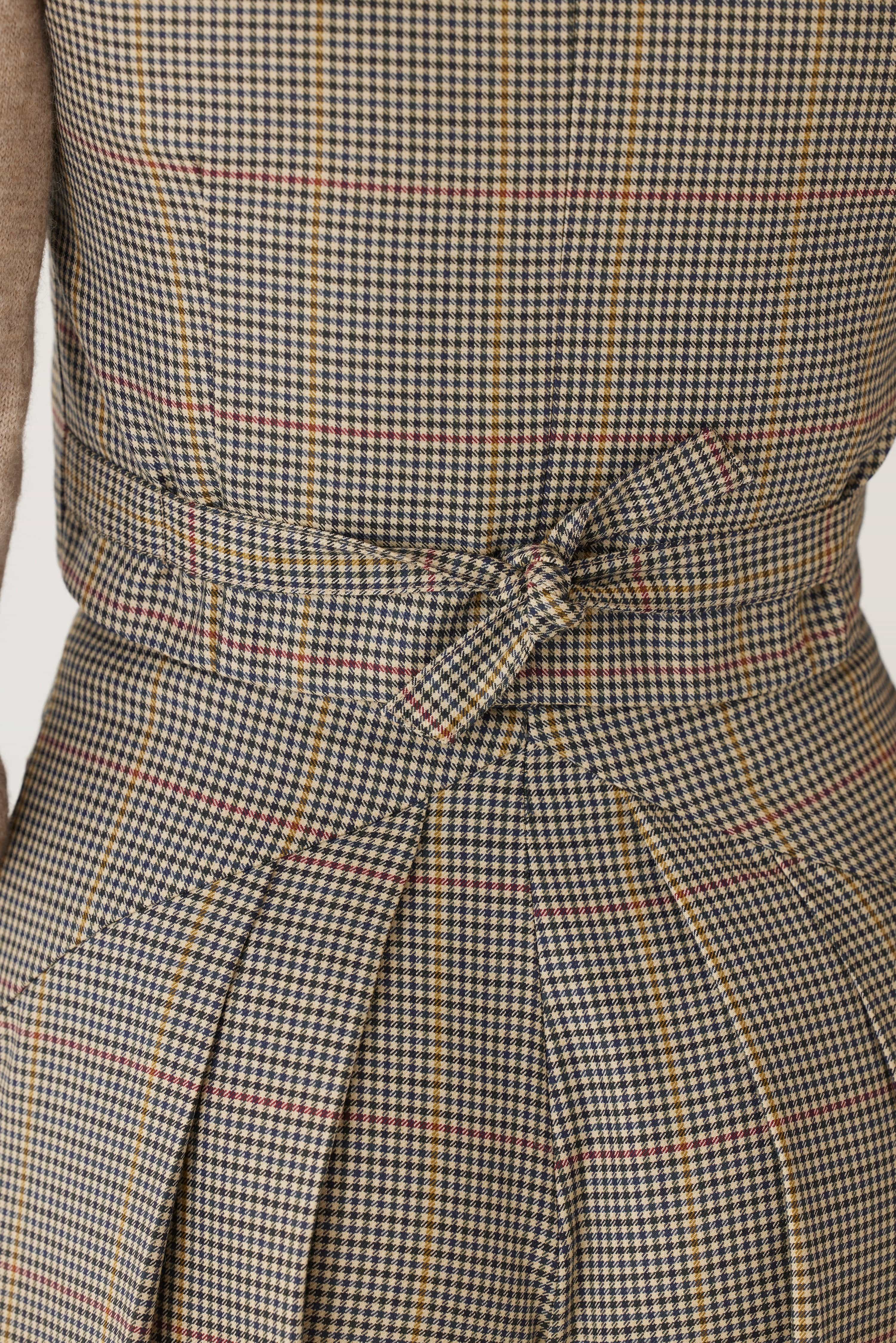 Katherine Pant in Tropical Wool Plaid