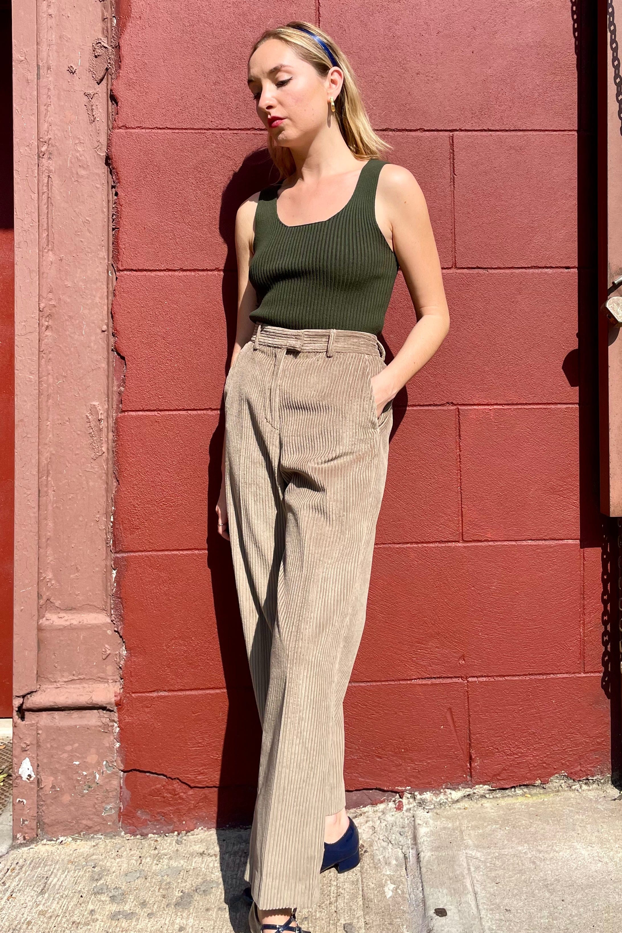 Piper Pant in Wide Wale Corduroy