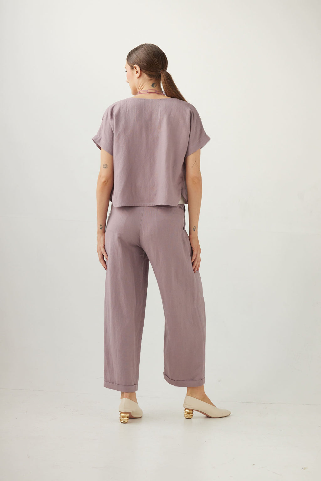 Charlie Pant in Linen Blend