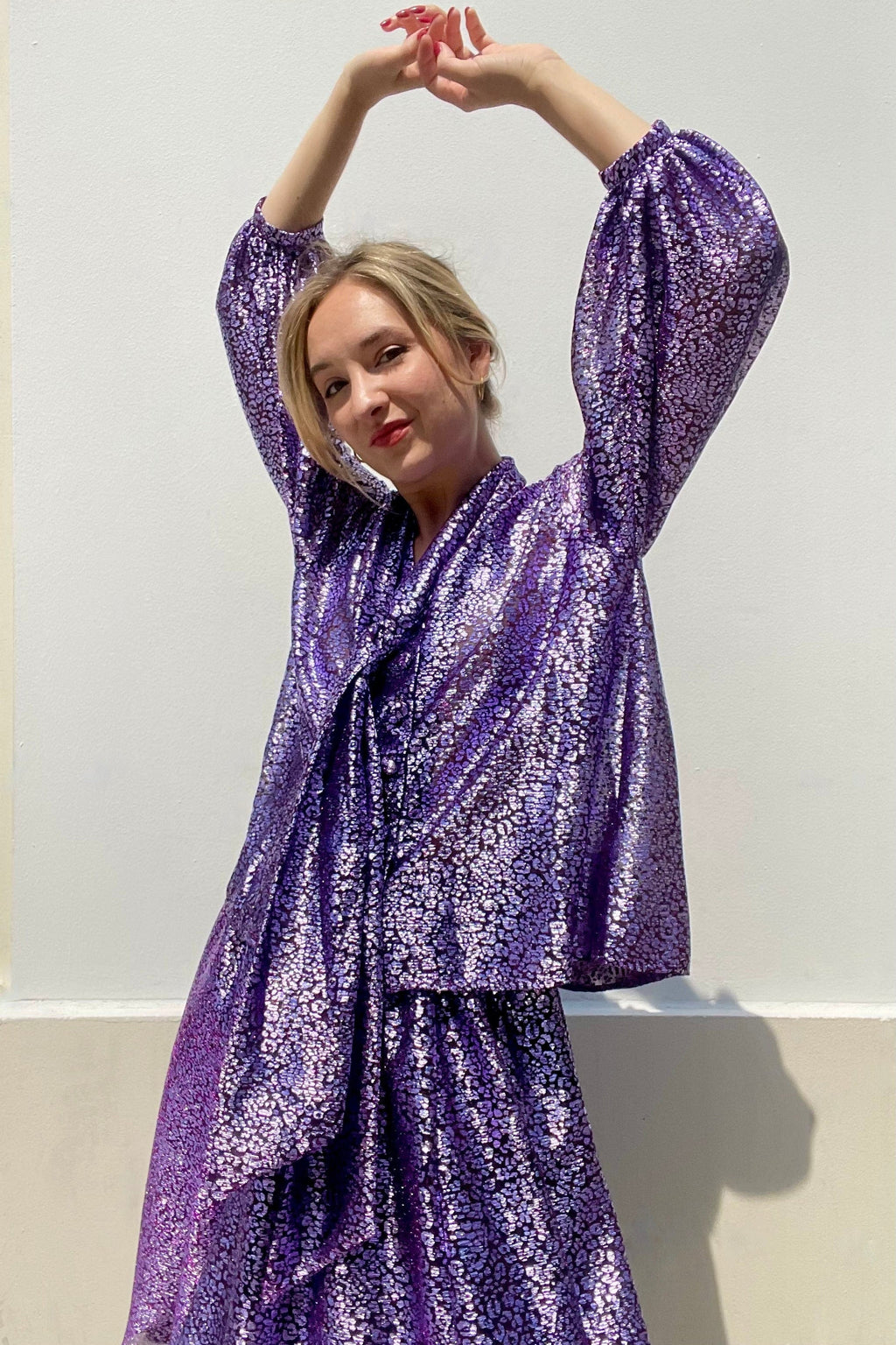 Trish Blouse in Metallic