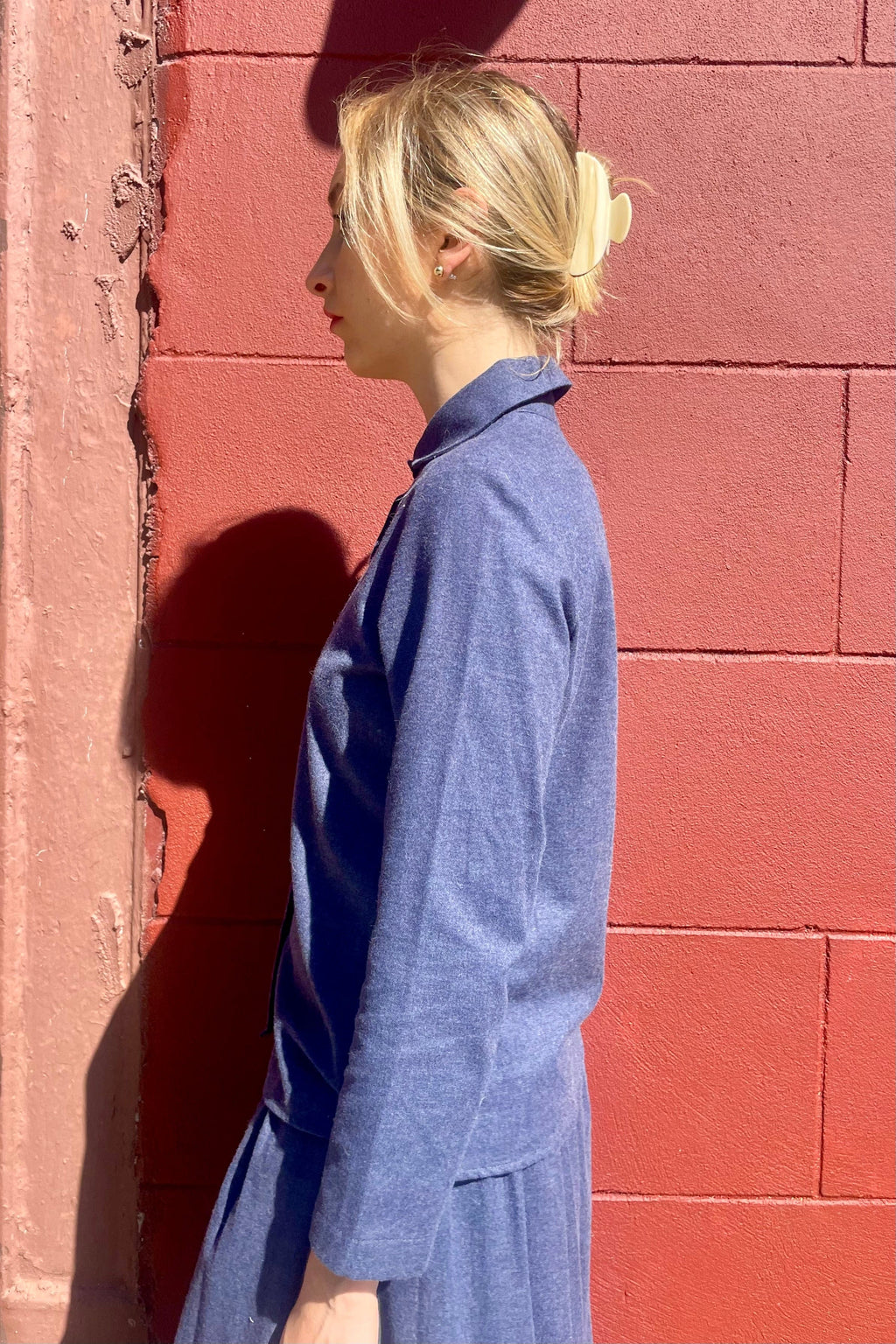 Binty Blouse in Japanese Cotton Flannel