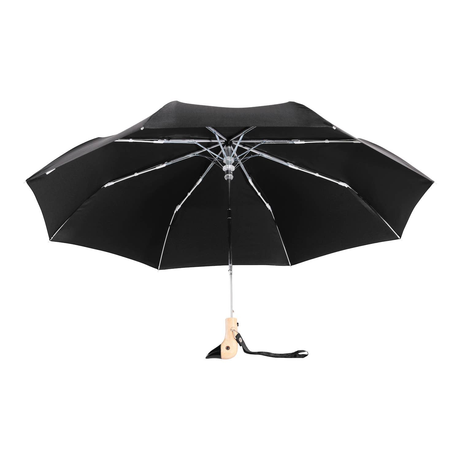 Classic Black Compact DuckUmbrella