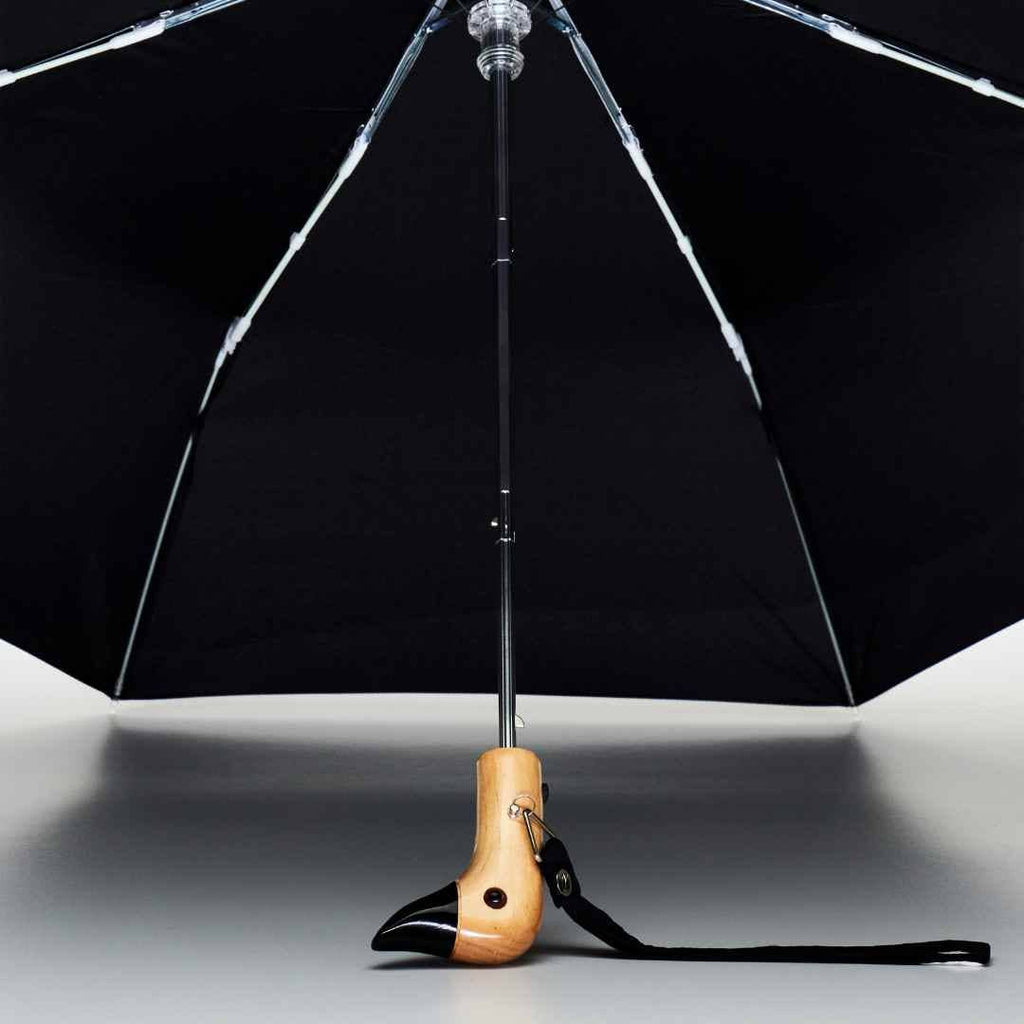 Classic Black Compact DuckUmbrella