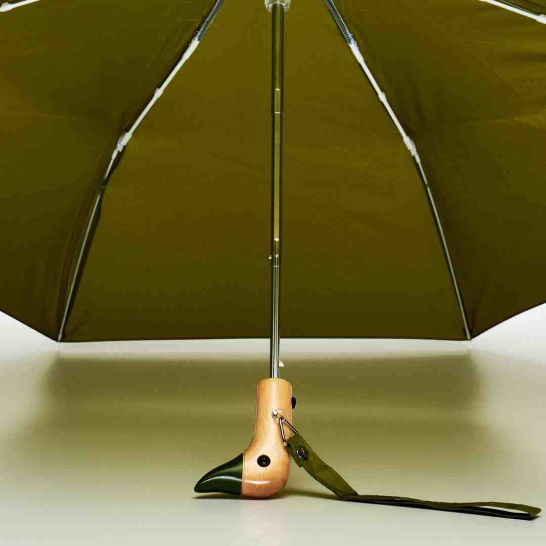 Olive Compact Eco-Friendly Duckhead Umbrella