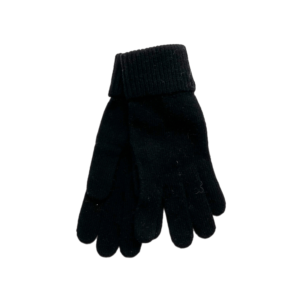 Cashmere Ribbed-Cuff Gloves