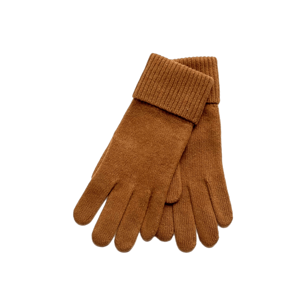 Cashmere Ribbed-Cuff Gloves