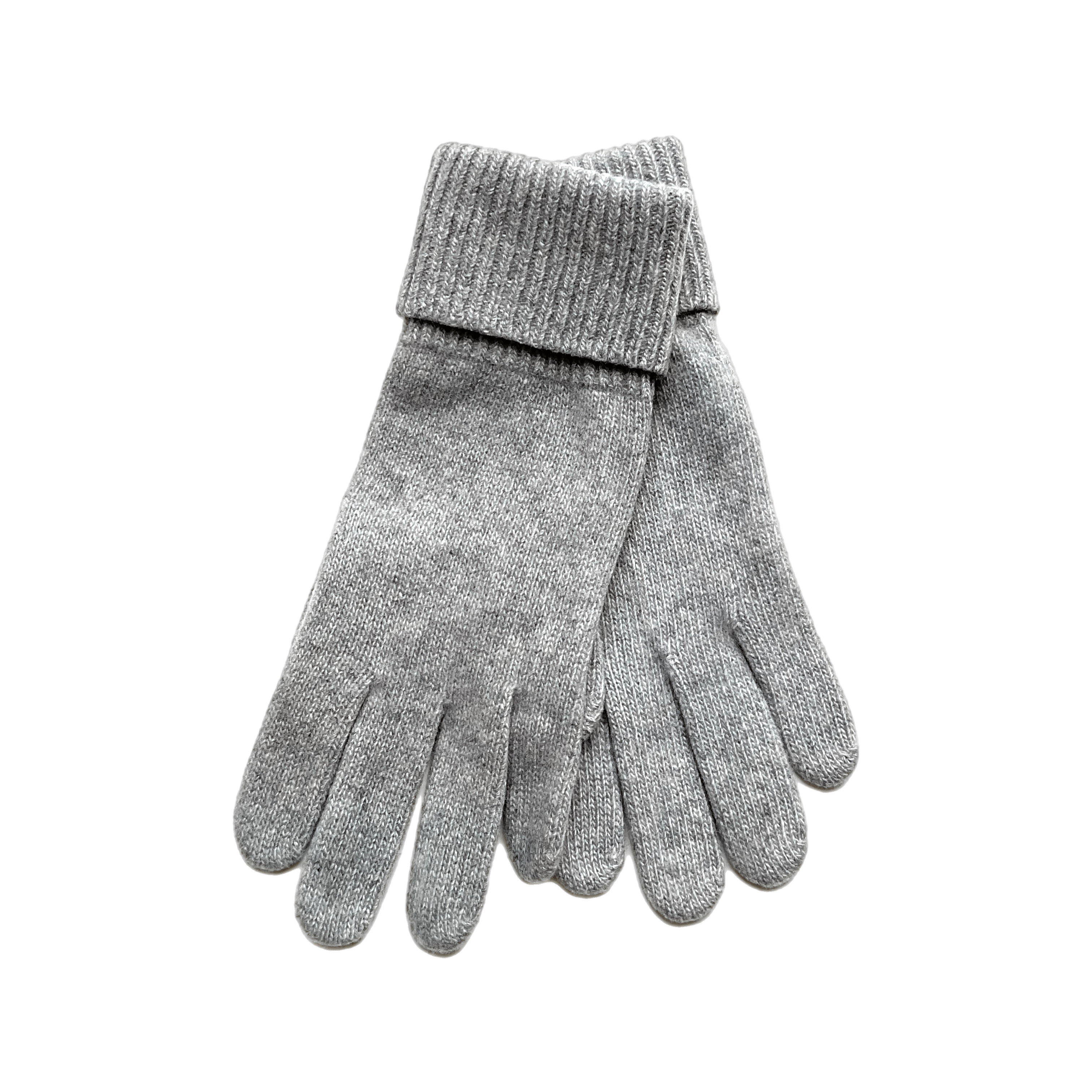 Cashmere Ribbed-Cuff Gloves